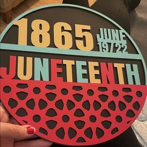 Juneteenth Commemorative Wall Art